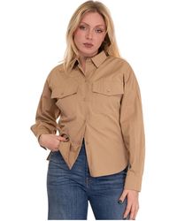 Weekend by Maxmara - Overhemden ,Katoen Katoenen Blouse Met Zakken En Splitten - Lyst