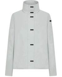 Rrd - Jassen ,Grijs ,Leer Boxy Jacket - Lyst
