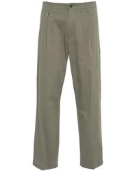 Paolo Pecora - Straight Trousers - Lyst