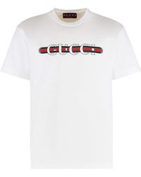 Gucci - T-Shirt Van Katoenen Jersey - Lyst