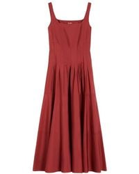 Max Mara - Feltre Poplin Dress - Lyst
