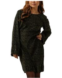 Y.A.S - Y.A. ,Kleedjes ,Groen ,Polyester Yassisma Ls Mini Jurk - Lyst
