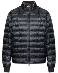 Moncler - Jassen ,Zwart ,Leer Rigel Down Jacket - Lyst