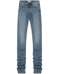 The Attico - Blaue Regular Drop Jeans - Lyst