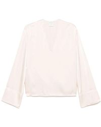 Forte Forte - Seiden langarm top - Lyst