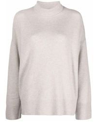 LeKasha - Hellbeiger rollkragenpullover für frauen,schwarzer rollkragenpullover für frauen - Lyst