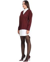 Elisabetta Franchi - V-Neck Knitwear - Lyst