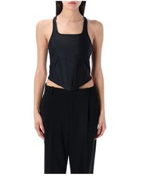 Mugler - Sleeveless Tops - Lyst