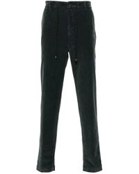 Peserico - Houtskool Grijs Corduroy Broek - Lyst