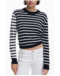 Desigual - Round-Neck Knitwear - Lyst