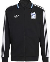 adidas - Fitness ,Zwart ,Katoen Argentina Og Jacket - Lyst