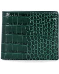 Tom Ford - Krokodil-Geprägte Leder Bifold Geldbörse - Lyst