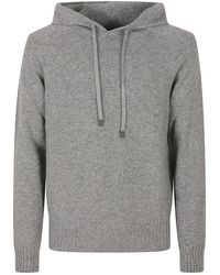 Tom Ford - Truien & Vesten ,Grijs ,Naadloze Cashmere Hoodie - Lyst