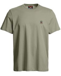Parajumpers - Tops ,Groen ,Katoen Patch Tee - Lyst