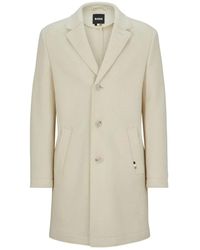 BOSS - Coats > single-breasted coats - Lyst