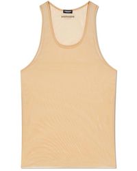 DSquared² - Tops ,Katoen Mouwloze Ondergoed T-Shirt - Lyst