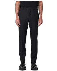 Ami Paris - Schwarze Wollhosen Stilvolles Design - Lyst