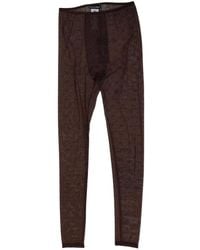 Dolce & Gabbana - Bruine Kant Leggings Ondergoed - Lyst