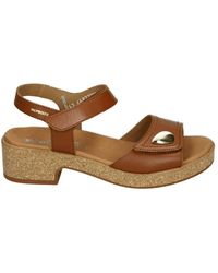 Mephisto - Sportliche Sandalen Franka Silk Cognac - Lyst