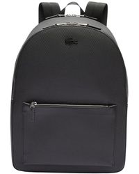 Lacoste - Piqué-leder golf-inspirierter rucksack - Lyst