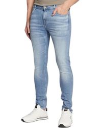 Guess - Jeans ,Blauw ,Denim Slim-Fit Jeans - Lyst