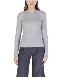 Jacqueline De Yong - Round-Neck Knitwear - Lyst