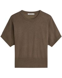 Summum - Rundhals-Strickpullover Mit Kurzen Ärmeln - Lyst