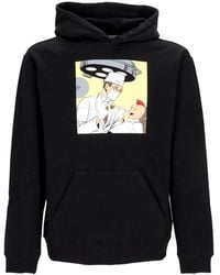 Iuter - Hoodies & Sweatvesten ,Zwart ,Katoen Zwarte Dokter Hoodie Lange Mouw Sweatshirt - Lyst
