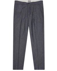 AT.P.CO - Broeken ,Blauw ,Wol Tom Straight Broeken - Lyst