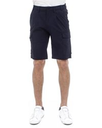 People Of Shibuya - Blaue bermuda shorts für aktive männer - Lyst