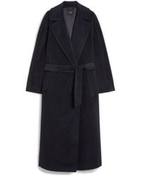 Weekend by Maxmara - Jassen ,Blauw ,Wol Tempera Coat - Lyst