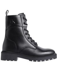 Calvin Klein - Lace-Up Boots - Lyst