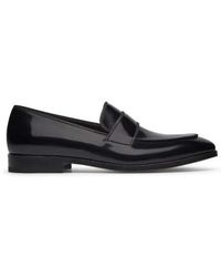 Fabi - Formaler Schwarzer Leder Loafer Schuh - Lyst