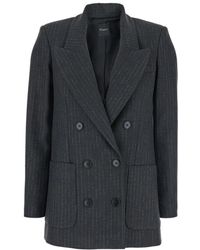 Plain - Geknöpfter Zweireiher Mit Revers - Lyst