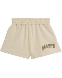 Barrow - Korte Broeken ,Shorts Met Logo En Elastische Tailleband - Lyst