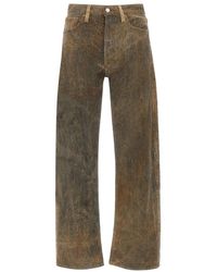 Agolde - Jeans ,Bruin ,Straight Jeans - Lyst