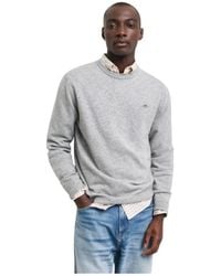GANT - Round-Neck Knitwear - Lyst