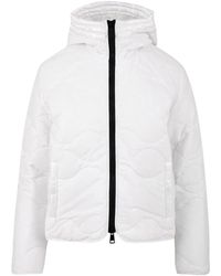 Add - Jassen ,Wit ,Witte Jas Met Ritssluiting, Zakken En Drukknoopmanchetten - Lyst