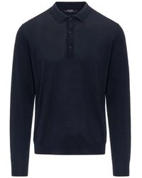 K-Way - Truien & Vesten ,Blauw ,Wol Rey Polo - Lyst