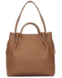 Kazar - Große Braune Handtasche Mit Originalen Griffen - Lyst