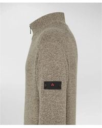 Peuterey - Truien & Vesten ,Wol Braille Wol Half Zip Mustang - Lyst