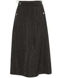 Inwear - Schwarzer a-linien-rock mit elastischem bund und taschen - Lyst