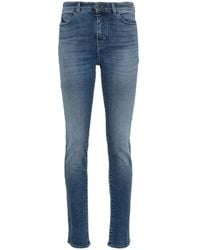 Emporio Armani - Klare blaue skinny denim jeans - Lyst