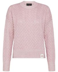 Peuterey - Jersey rosa de alpaca y algodón - Lyst