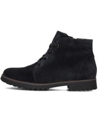 Waldläufer - Blaue Wildleder Damen Stiefeletten Elisa - Lyst