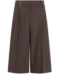 Peserico - Cropped Trousers - Lyst