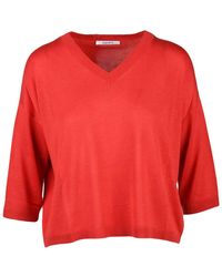 Kangra - V-Neck Knitwear - Lyst