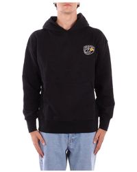 Barrow - Zwarte Hoodie Met Voor- En Achterprint - Lyst