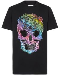 Philipp Plein - T-Shirt Rundhals Ss Barock-Skull - Lyst