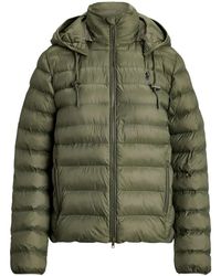 Polo Ralph Lauren - Jassen ,Groen ,Leer Geïsoleerde Jassen - Lyst